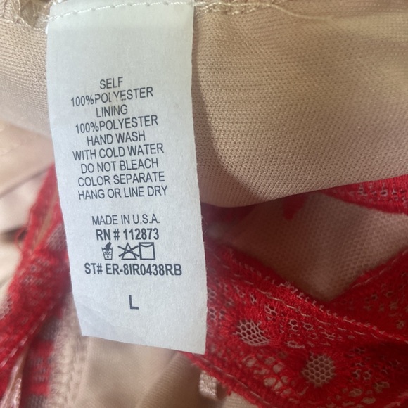 NWOT Floral print mesh romper with lining - Picture 9 of 11